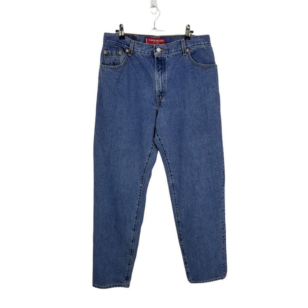 Vintage Y2K Levi's Classic Relaxed 550 Jeans 14L Tapered Leg 14 LONG
